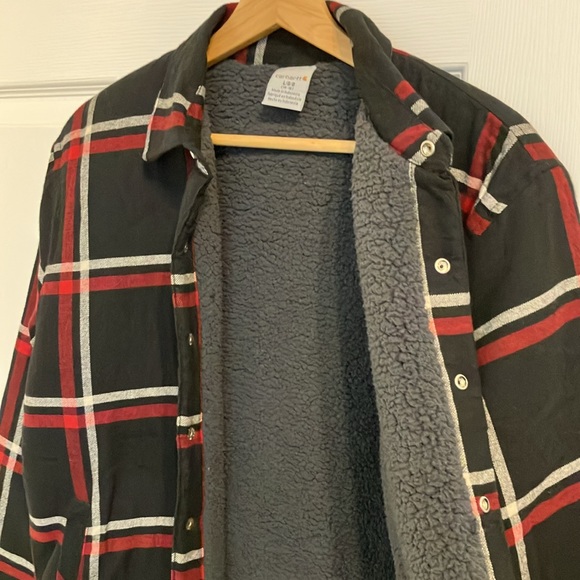 Carhartt Fleece-Lined Shirt Jacket with Pockets, NWOT - Picture 4 of 7